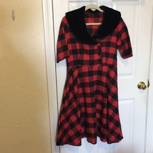 Red Gingham Dress